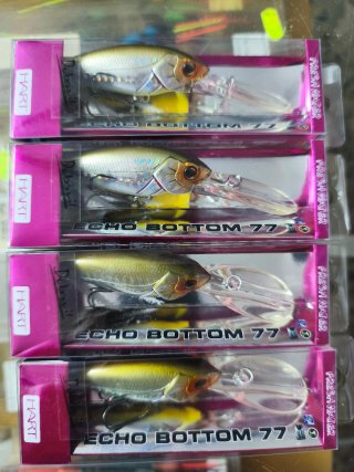Pack 4 Crankbait Hart Echo Bottom 77