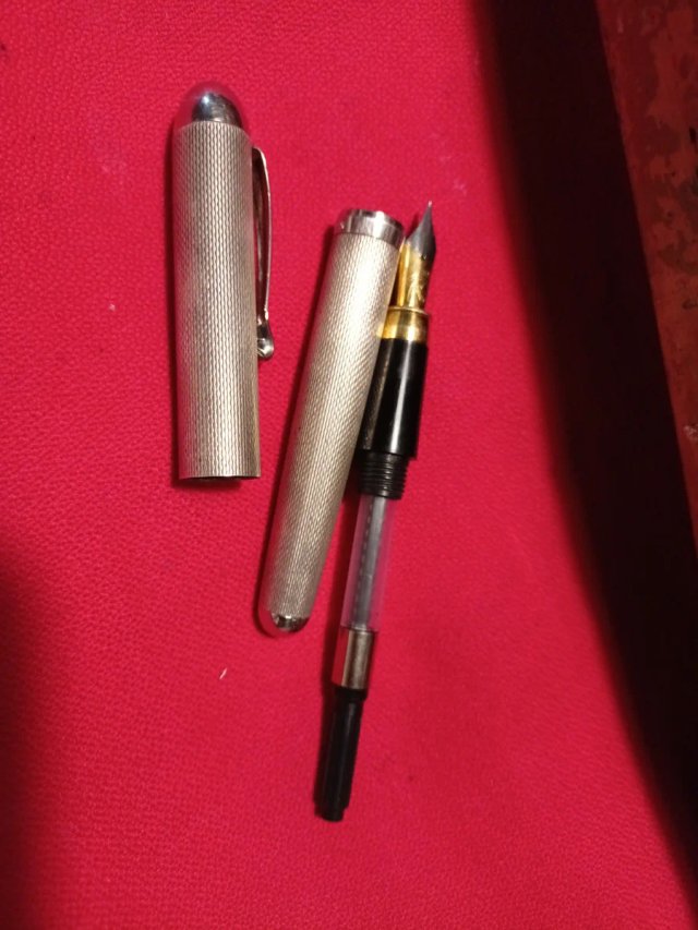 Pluma Antigua Plata Ley 925 USUS Germany