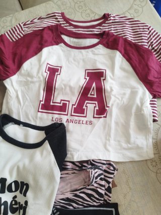 Lote camisetas manga corta 9/10 10/11 años