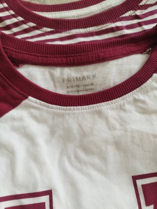 Lote camisetas manga corta 9/10 10/11 años