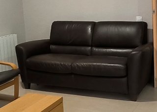 Divano letto IKEA Lervik (Pelle Marrone) - 183x94 cm
