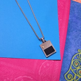 Cadena y colgante de acero
