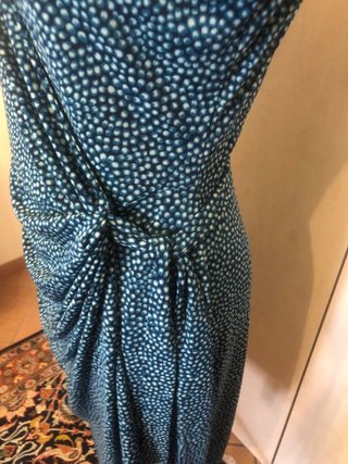 Splendido abito a portafoglio fantasia pois