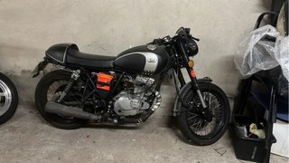 Mash Cafe Racer 125 Negra/Plata PARA REPARAR