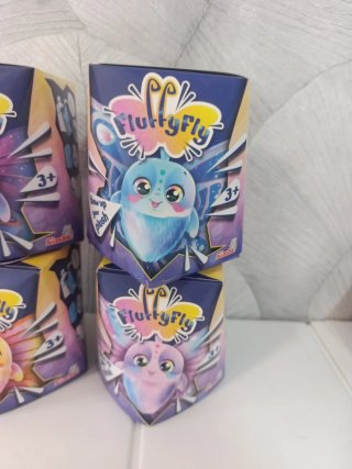 Colección 4 Peluches Fluffy Fly