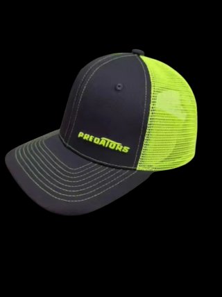 Gorra PREDATORS  Gris y amarillo fluor Gris y azul
