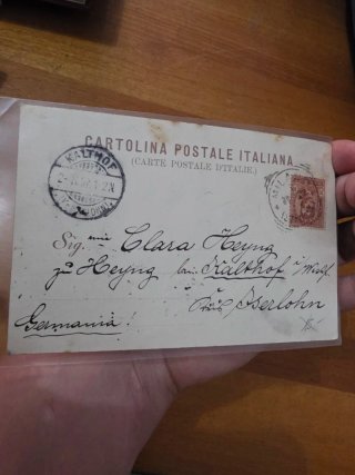 Cartolina Milano 1897 Panorama