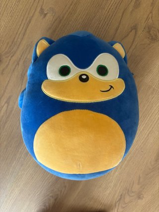 Squishmallow Sonic Peluche Azul