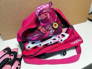 Patines Oxelo Play 5 Talla Ajustable + Proteccione