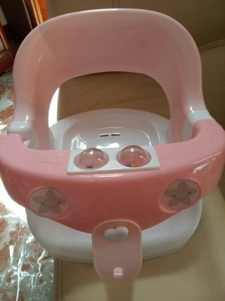 Asiento Bañera Bebé Rosa