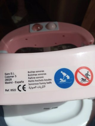 Asiento Bañera Bebé Rosa