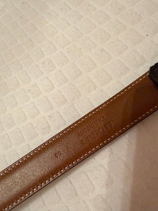 Cintura Celine Logo Oro Marrone