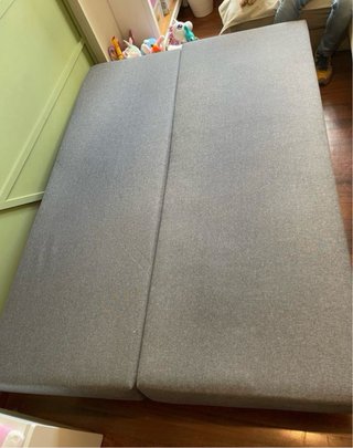 Divano letto Ikea grigio in tessuto Knisa