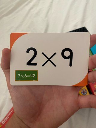 36 Tarjetas Flashcards Tablas Multiplicar