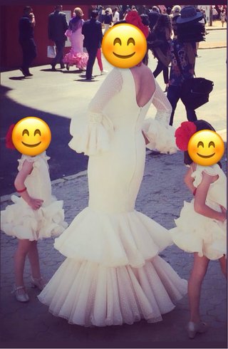Traje Flamenca Niña Talla 3 y 5 Años 40 euros/ud