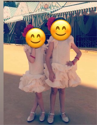 Traje Flamenca Niña Talla 3 y 5 Años 40 euros/ud