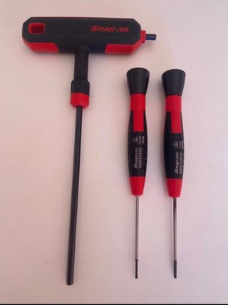 Llave Allen Snap-on 4mm y 2 Destornilladores