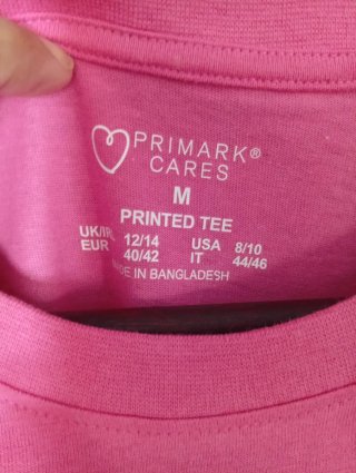 Camiseta fucsia de Primark