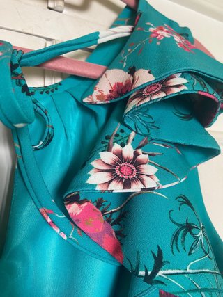 Mono largo estampado floral