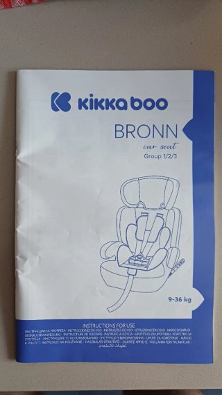 Silla coche Kikka Boo Bronn azul
