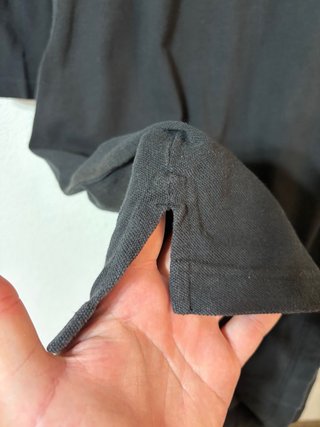 Polo Dockers Negro 100% Algodón Manga Corta