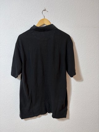 Polo Dockers Negro 100% Algodón Manga Corta