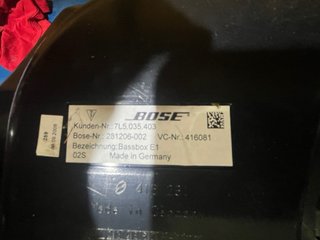 Subwoofer Bose Porsche Cayenne Amplificado