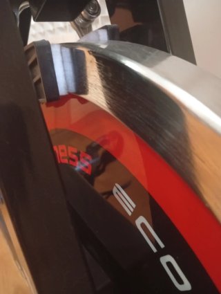 Bicicleta Estática Spinning Roja