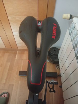 Bicicleta Estática Spinning Roja