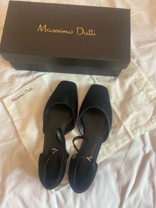 Massimo Dutti Zapatos Negros Talla 38