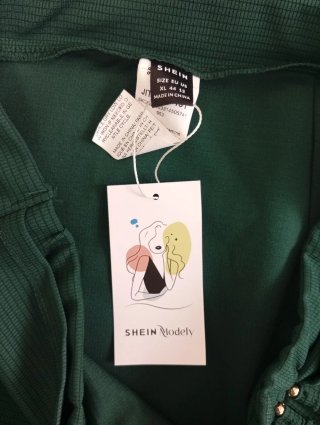 Falda verde de Shein