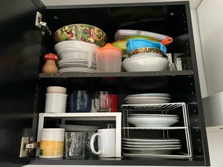 2 Armarios Altos de Cocina Negros UDDEN de IKEA