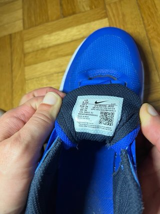 Scarpe da basket Nike bambino blu