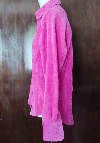 Camisa pana rosa Zara Talla XS