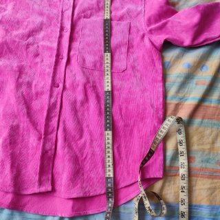 Camisa pana rosa Zara Talla XS