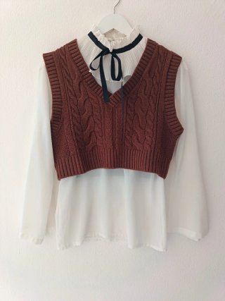 Blusa elegante da ufficio, stile accademico