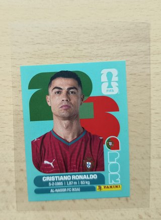 Panini World Cup 2026 Figurina Blu POR 15 Ronaldo