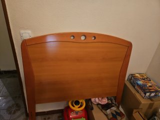 Cabecero de cama de madera