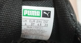 Puma Basket Heart Patent nere