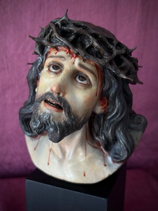 Busto Cristo Limpias antiguo Olot
