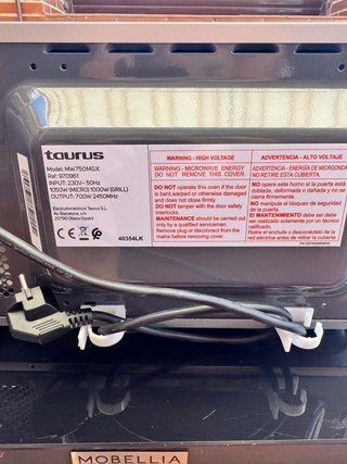Microondas Taurus