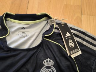 Camiseta Real Madrid Adidas Negra Talla M