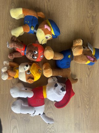 Pack 6 Peluches Patrulla Canina