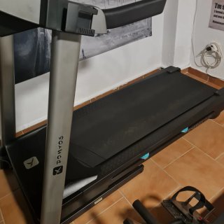 Cinta de correr, bicicleta elíptica y remo