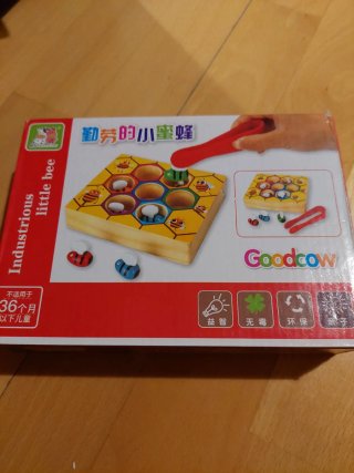 Juego de abejas con pinza