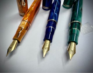 Lote 3 penne stilografiche Majohn M800 Moonman