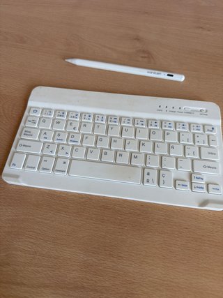 Teclado y Lápiz Inalámbrico Wordcam Blanco