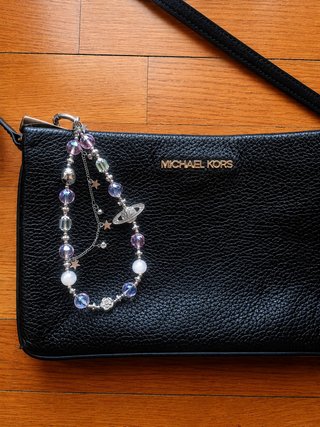Bag charm Saturno Y2K Cristalli coquette