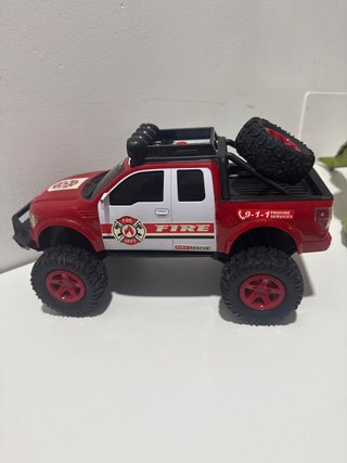 Camion Bomberos Coche Juguete Rojo