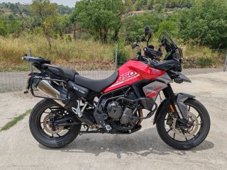 Triumph Tiger 850 Sport Roja/Plata